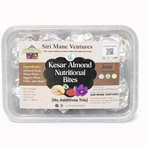 Kesar Almond Bites (No Maida, No Sugar) - 300g