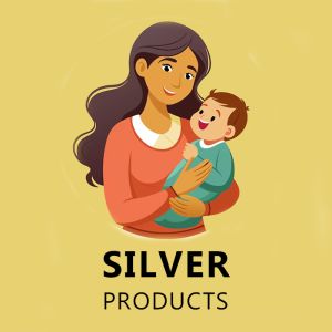 Silver Bananthi Basket (18 Items) from Siri Mane Ventures
